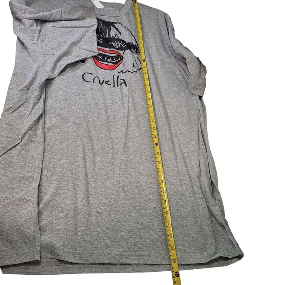 Disney Big Cruella Men's Tops Short Sleeve Tee Shirt, Athletic Heather 3X-Large - Picture 7 of 7